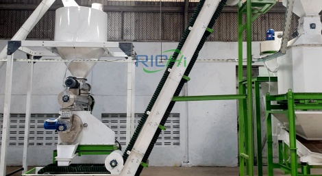 A 1T/H cat litter production line in Indonesia