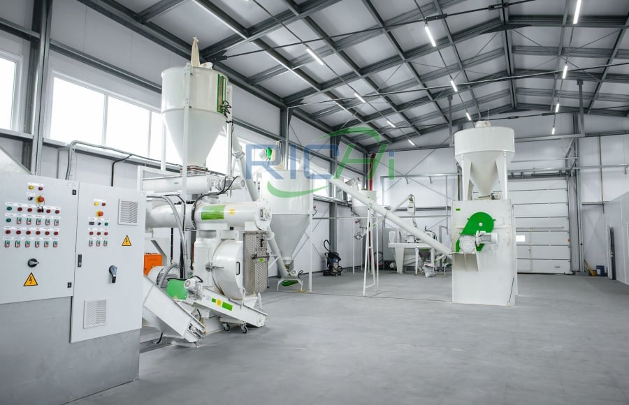 3-4T/H cattle and sheep feed pellet mill in the UK