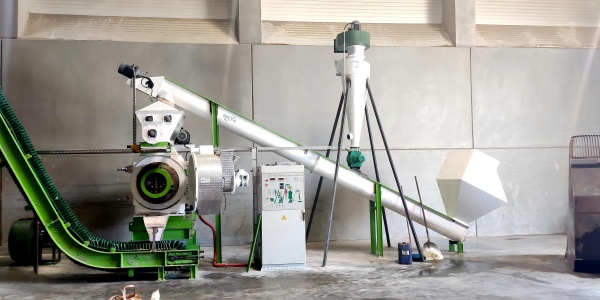 1-1.2T/H Miscanthus pellet mill in Poland