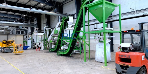 1.5-2T/H Miscanthus pellet machine in Germany
