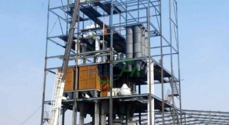 A 15T/H chicken feed production line in the United States