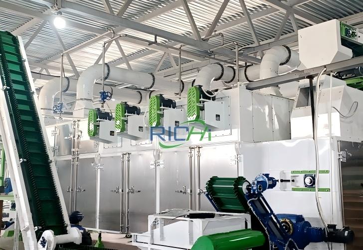 5-6T/H belt dryer for sale in Russia