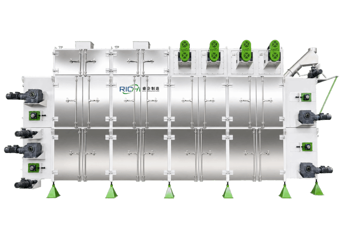 Belt dryer machine