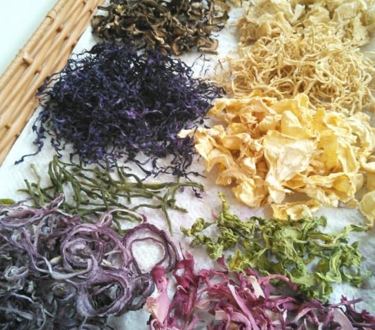 Dried vegetables