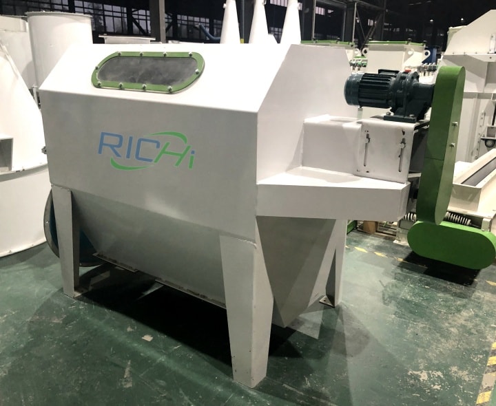 Miscanthus cleaning machine