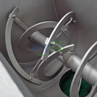 Single Shaft Double Ribbon Feed Mixer for Sale Ribbon Components