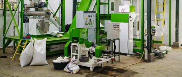 1–2 th Floating Fish Feed and Pellet Mill Production Project in India