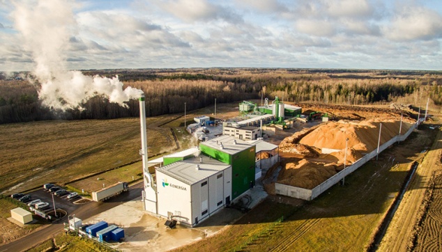Linha de produção de pellets de serradura de 2-2,5TH na Turquia.