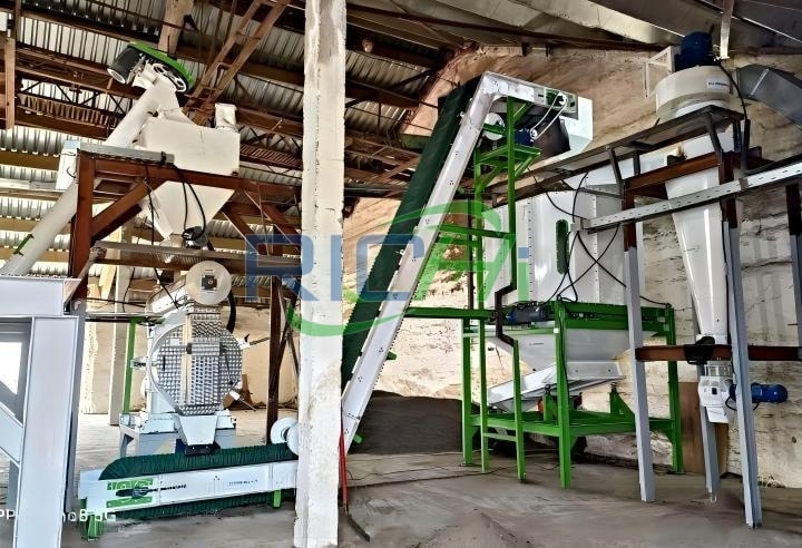 Kazakistan’da 5 ton/saat kapasiteli ayçiçeği küspesi pelet üretim hattı