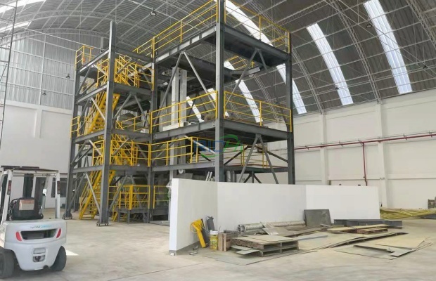 5–6 th Full-Stage chicken feed processing machine in the USA
