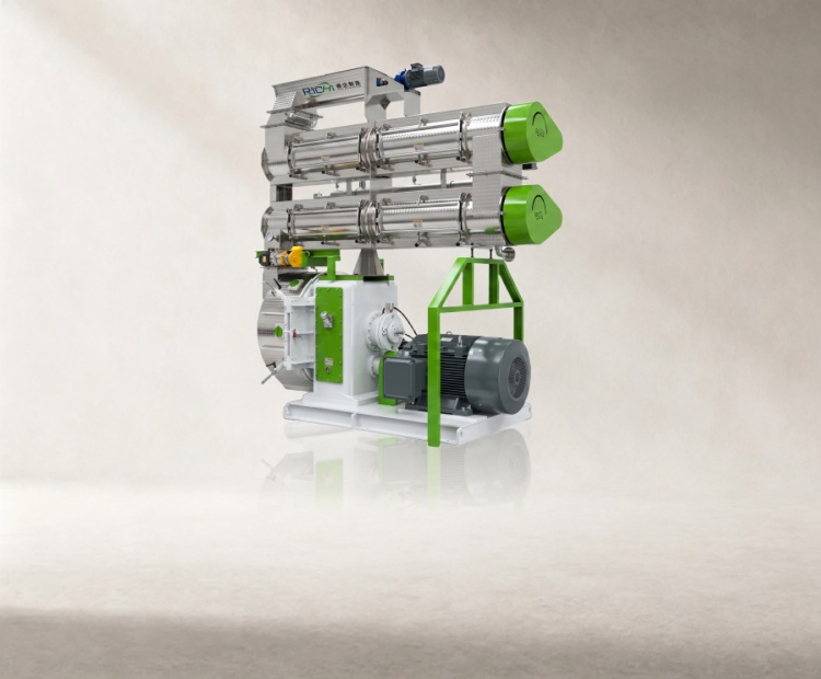 Máquina de produção de ração granulada para frangos