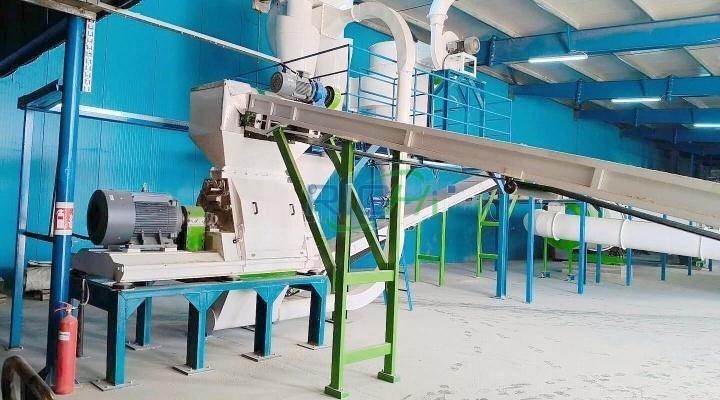 Moinho de martelos para serradura de 5 t/h na Austrália