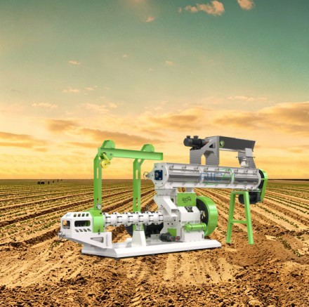 wet type fish feed extruder